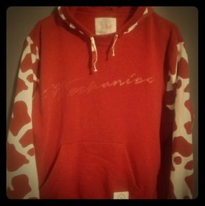 *SALE* Red/wht camo hoodie